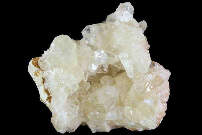 Fluorescent Calcite Geode Section - Morocco #89589
